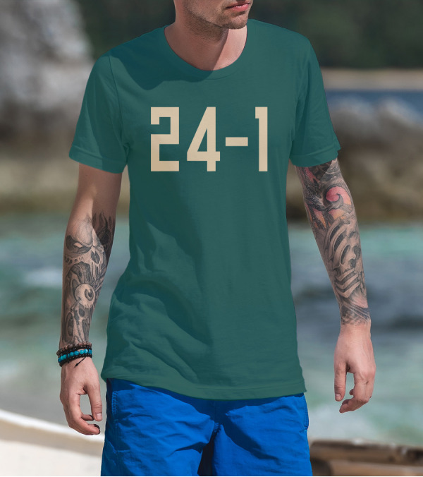 Bucks 24-1 Golden Numbers T-Shirt
