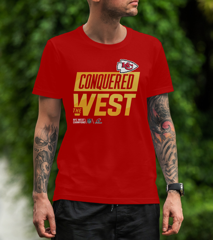 Kansas City Chiefs Conquered The West NFL Playoffs T-Shirt