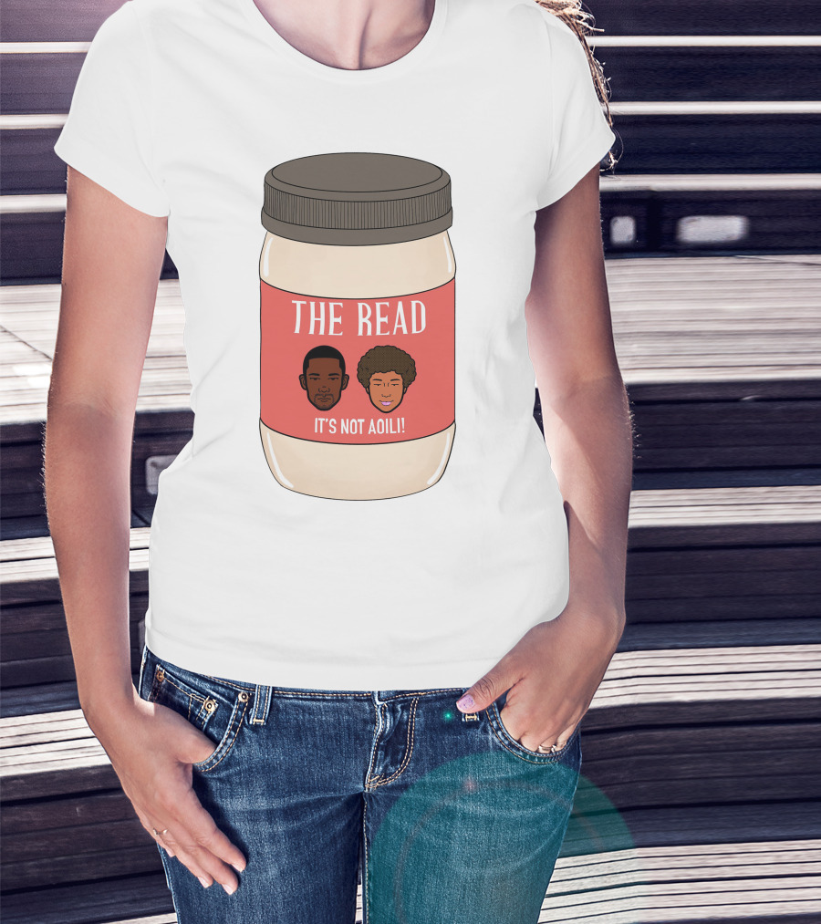 The Read It's Not Aoili Podcast Jar Label T-Shirt