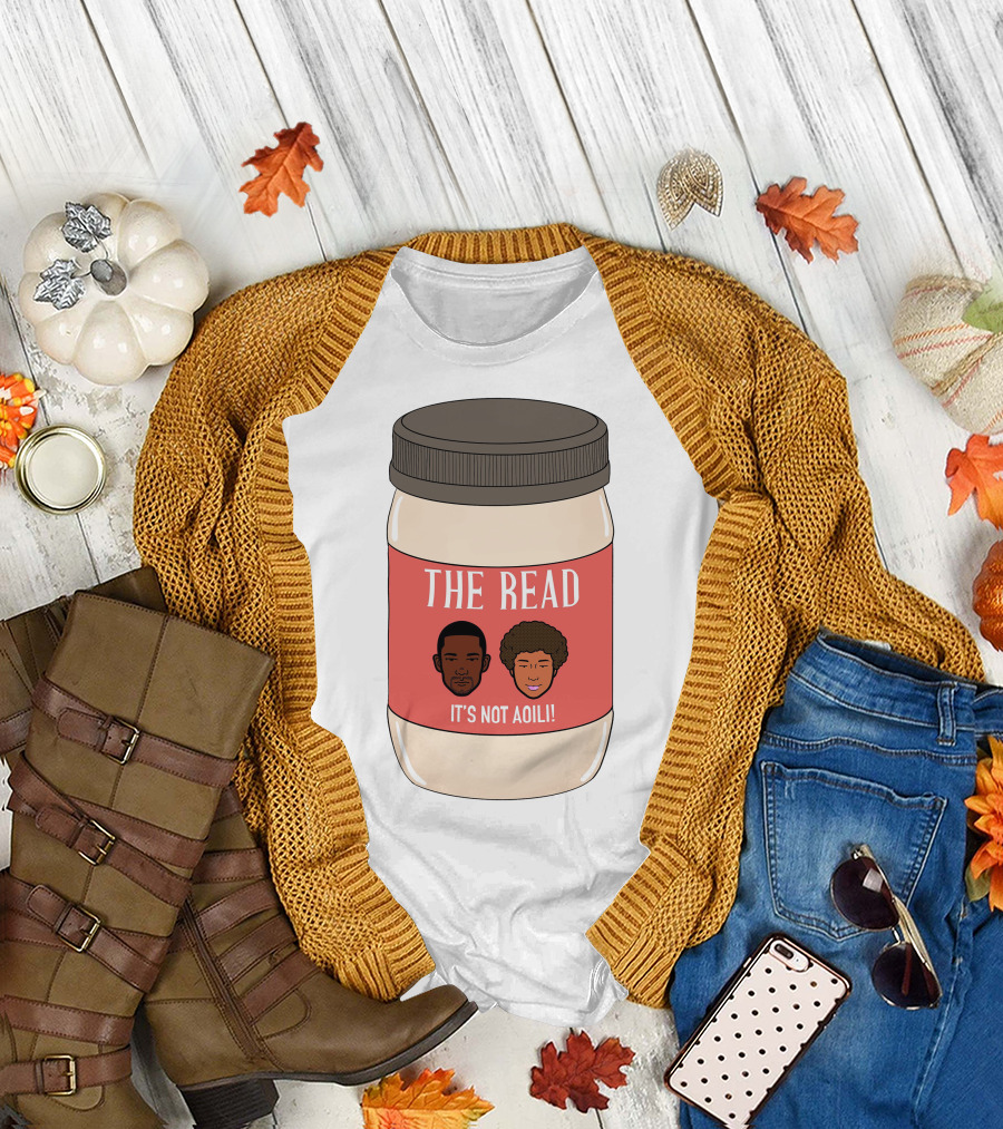 The Read It's Not Aoili Podcast Jar Label T-Shirt