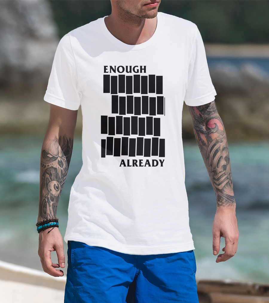 Enough Already Bomb The Music Industry Asian Man Records Merch T-Shirt