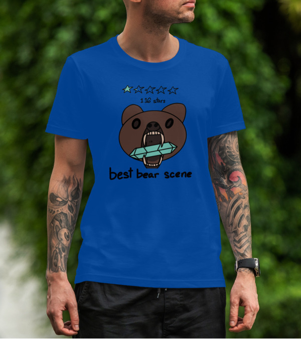 1.16 Stars Best Bear Scene Crystal Bonfire Merch T-Shirt