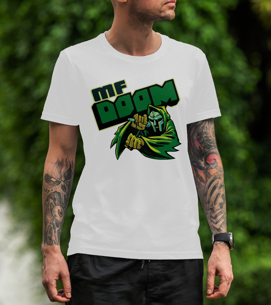 MF Doom Merch Anti Hero Iconic Masked Rapper T-Shirt