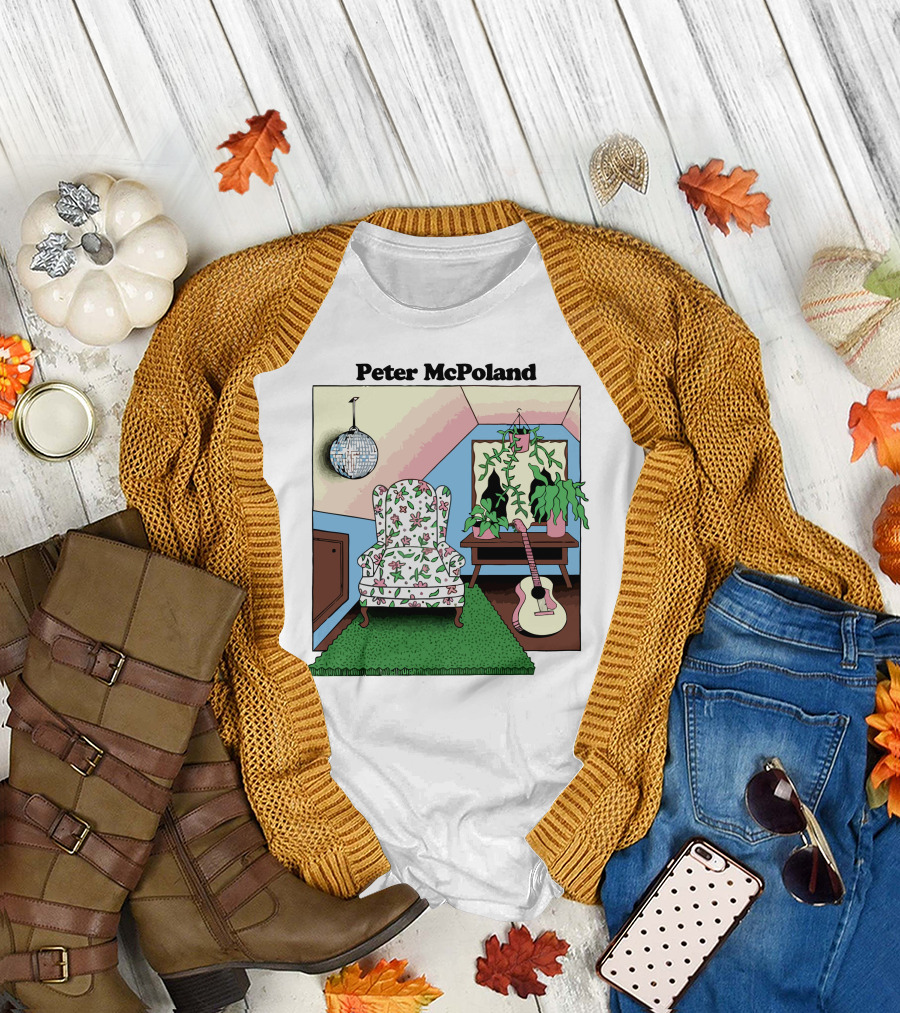 Peter McPoland Room With Chair Guitar And Plant T-Shirt