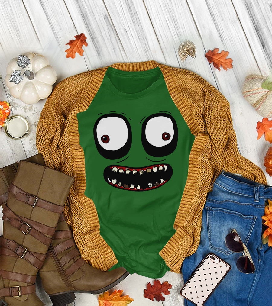 Salad Fingers Creepy Cartoon Eyes and Teeth Merch T-Shirt