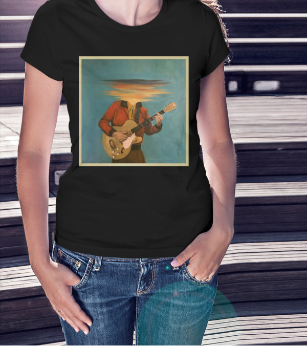 Lord Huron Long Lost Guitarist Surreal Sky Head T-Shirt