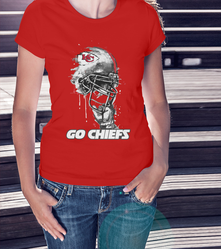 Go Chiefs Kc Helmet T-Shirt