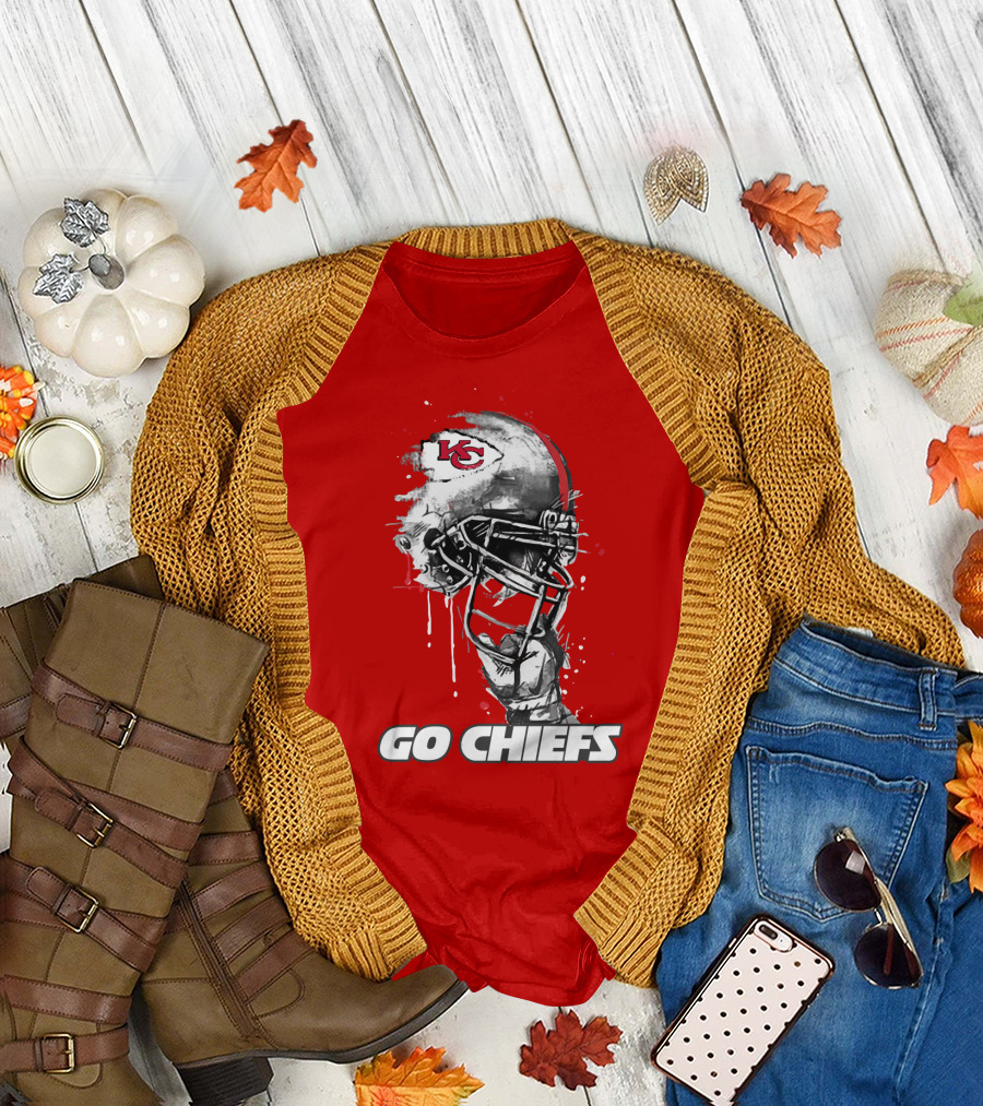 Go Chiefs Kc Helmet T-Shirt