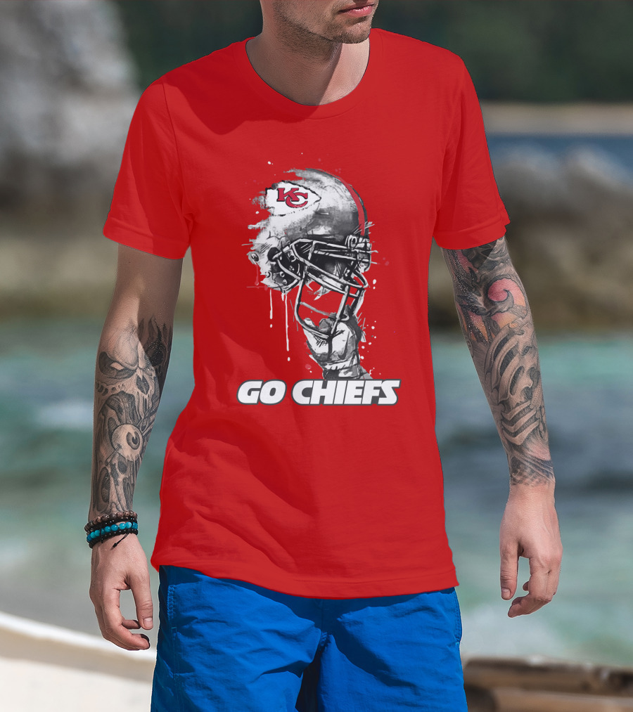 Go Chiefs Kc Helmet T-Shirt