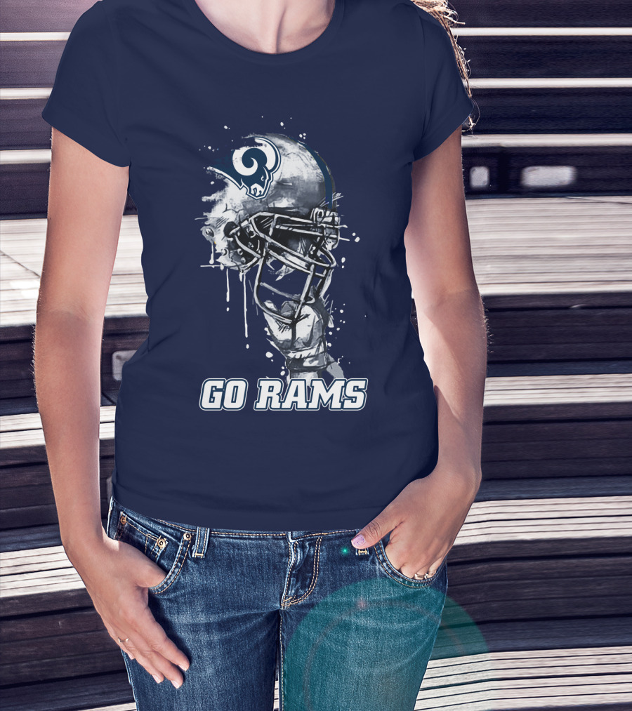 Go Rams Specialedition Helmet T-Shirt