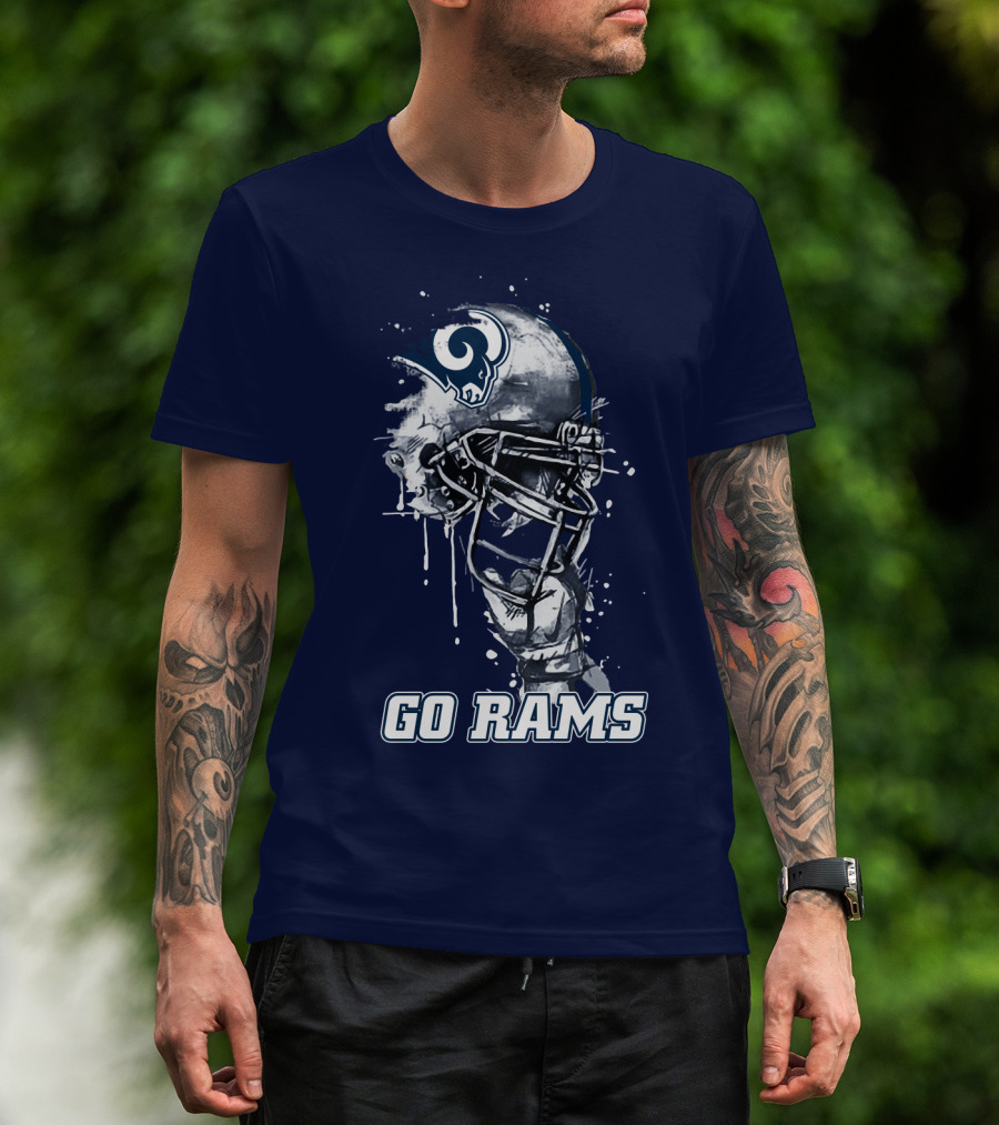Go Rams Specialedition Helmet T-Shirt