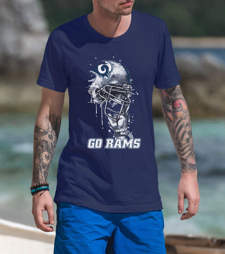 Go Rams Specialedition Helmet T-Shirt