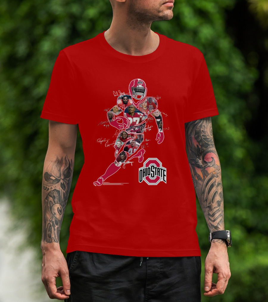 Ohio State Buckeyes Football Collage T-Shirt
