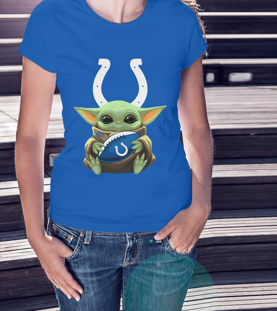 Baby Alien Colts Football Fans T-Shirt