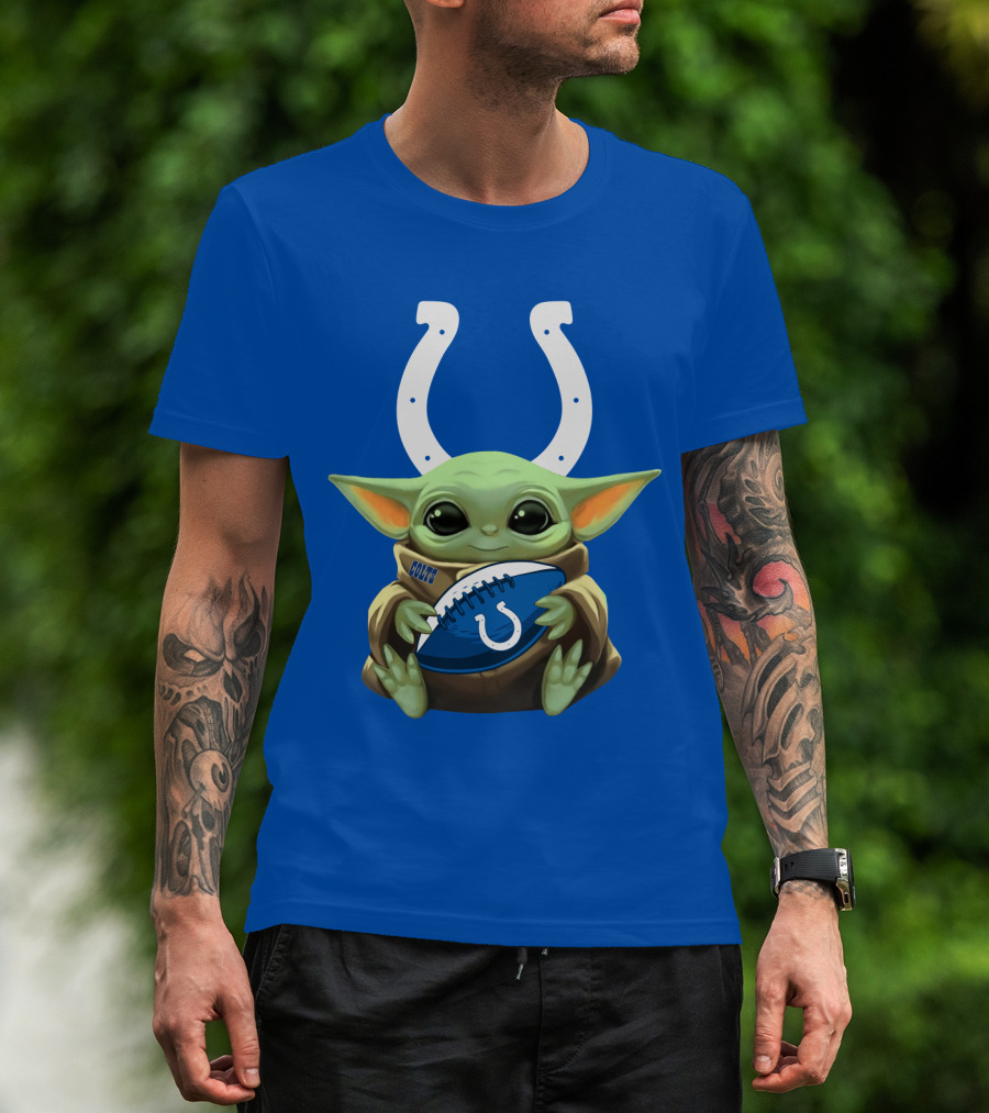 Baby Alien Colts Football Fans T-Shirt