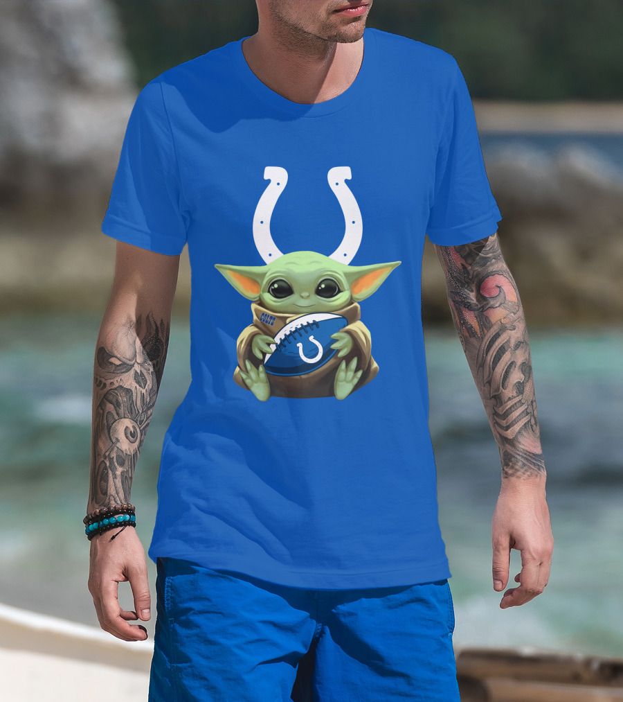 Baby Alien Colts Football Fans T-Shirt