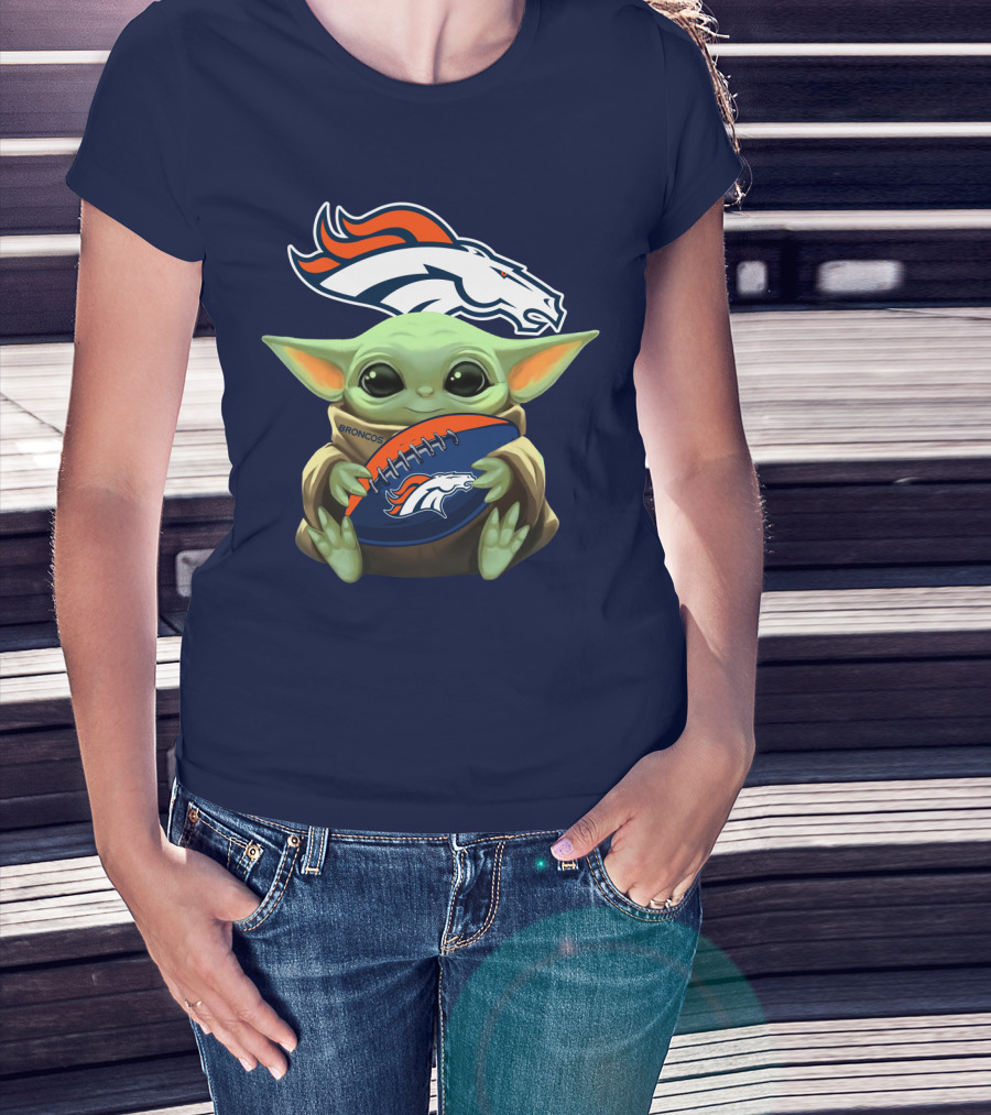 Broncos Baby Yoda T-Shirt