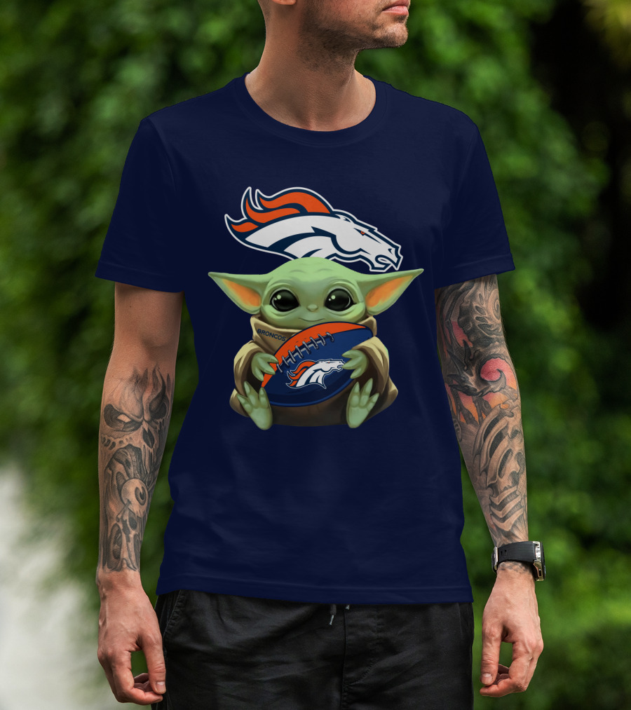 Broncos Baby Yoda T-Shirt