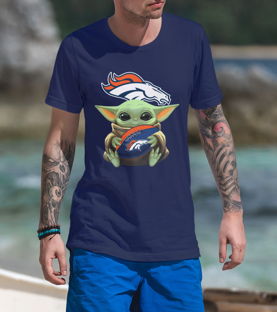 Broncos Baby Yoda T-Shirt