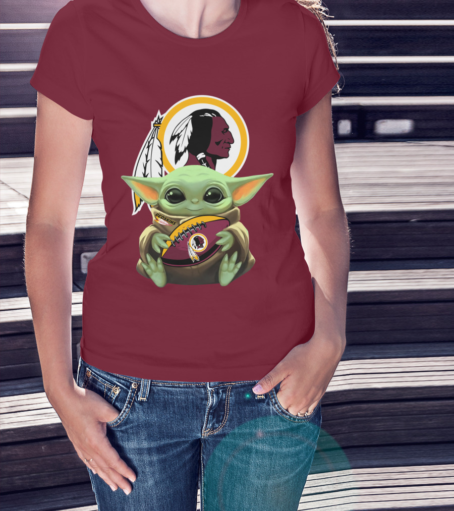 Baby Yoda Washington Football Team T-Shirt