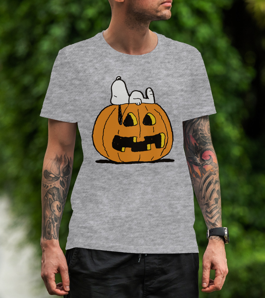 Snoopy Halloween Pumpkin Peanuts T-Shirt