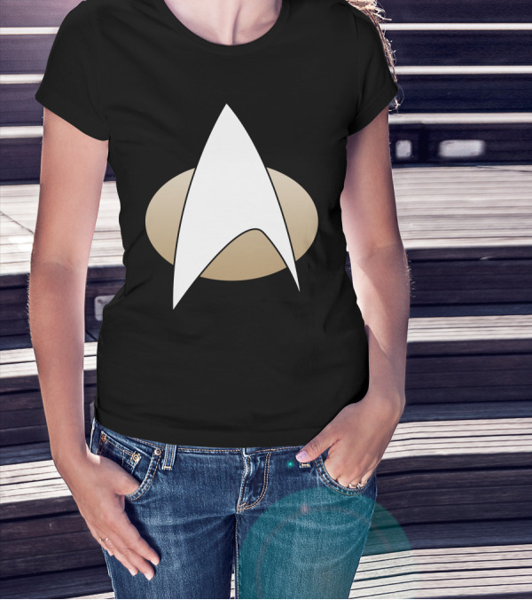 Star Trek Command Red Paneled Uniform Badge Insignia T-Shirt