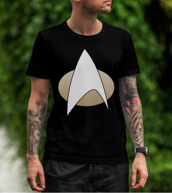 Star Trek Command Red Paneled Uniform Badge Insignia T-Shirt