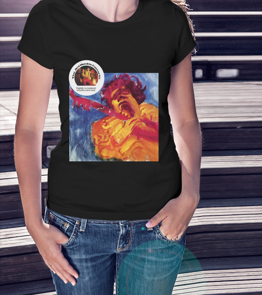 The Jimi Hendrix Concerts Digitally Re-Mastered Includes Extra Track T-Shirt
