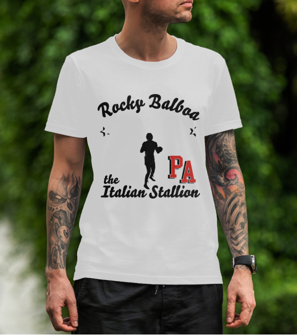 Rocky Balboa 76 PA The Italian Stallion T-Shirt