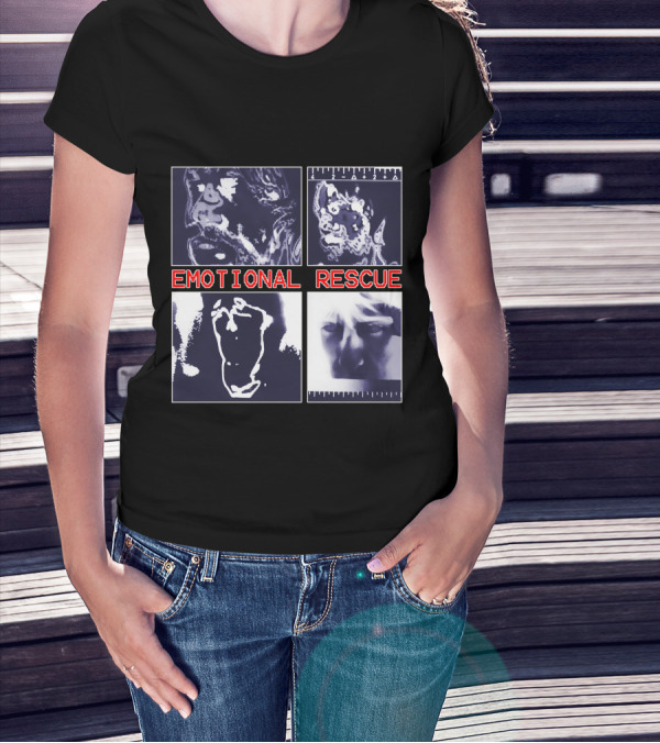 Emotional Rescue Album Cover Art Quadrants T-Shirt