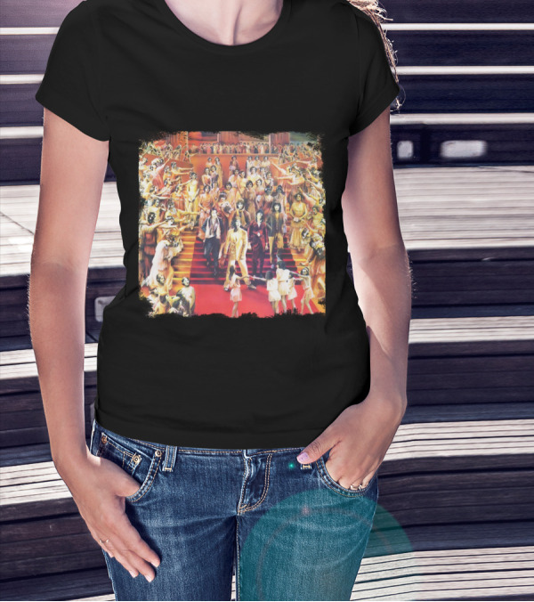 Only Rock Roll Famous Rock Band Iconic Album Cover T-Shirt