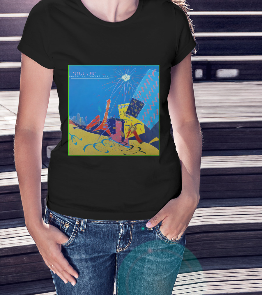 Still Life American Concert 1981 Vibrant Abstract T-Shirt