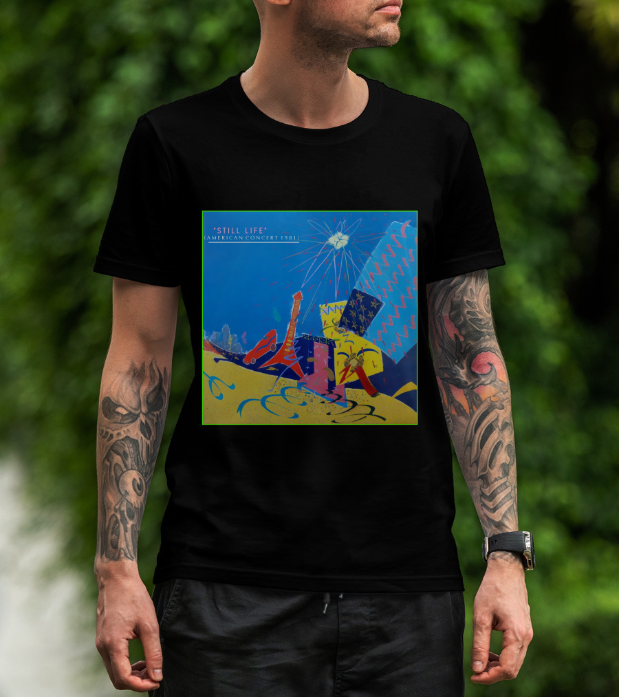Still Life American Concert 1981 Vibrant Abstract T-Shirt