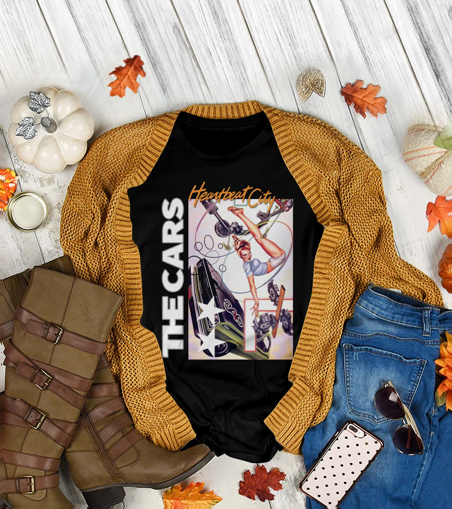 The Cars Heartbeat City 340 Retro T-Shirt