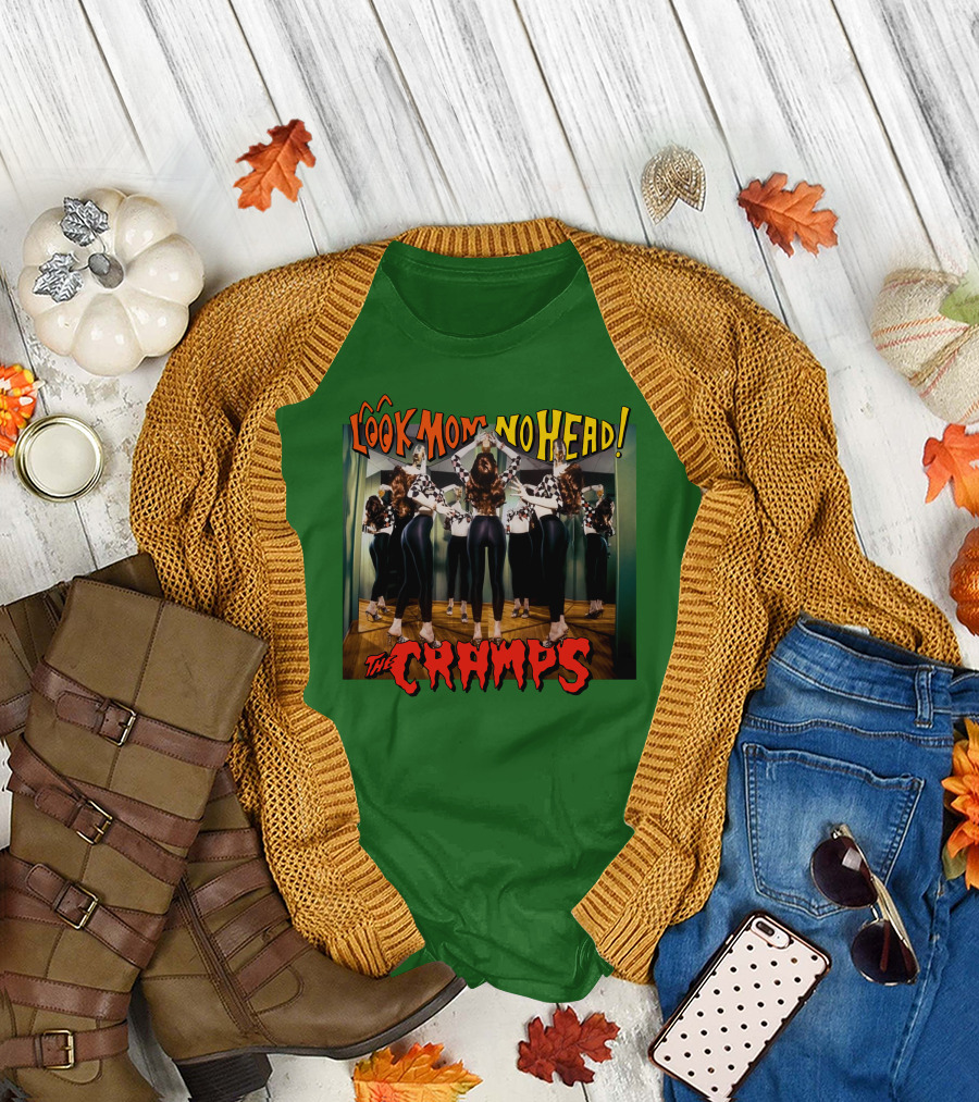 Look Mom No Head The Cramps Mirror Reflections T-Shirt