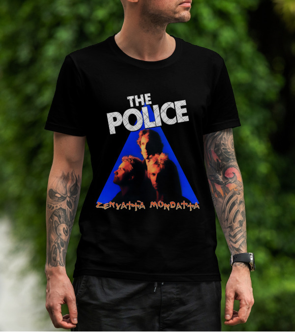 The Police Zenyatta Mondatta Album Cover T-Shirt