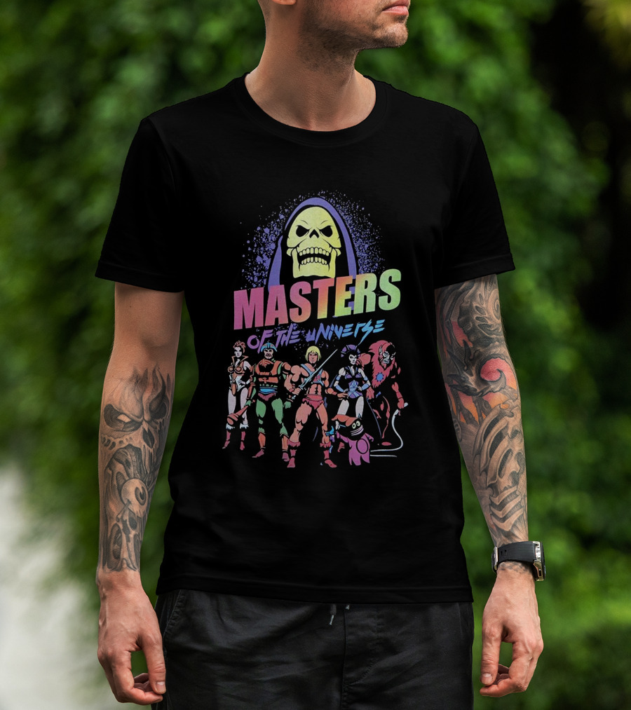 Masters Of The Universe He-man And Characters Skeletor T-Shirt