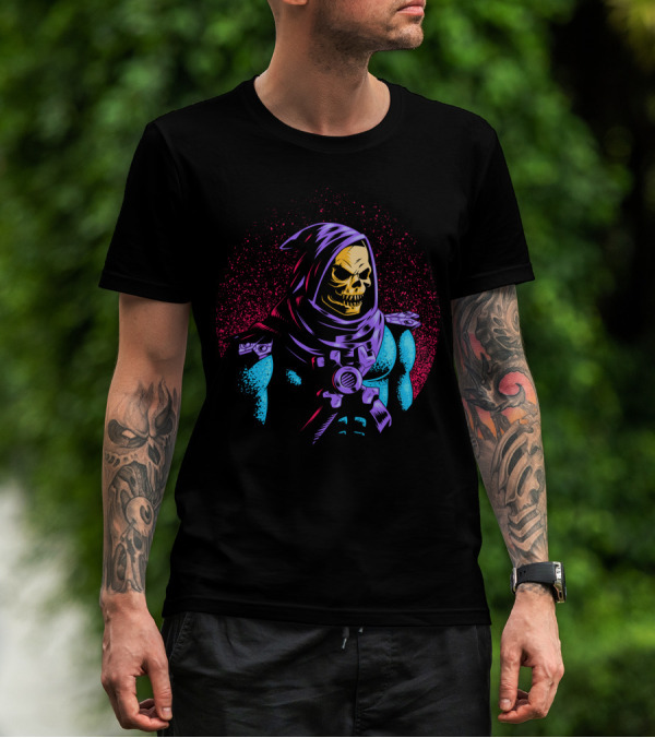 Skeletor Masters Of The Universe Villain Retro T-Shirt