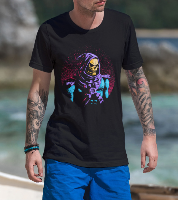 Skeletor Masters Of The Universe Villain Retro T-Shirt