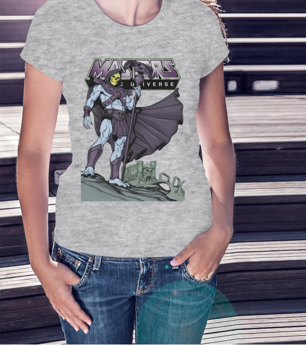 Masters Of The Universe Skeletor With Castle Grayskull T-Shirt
