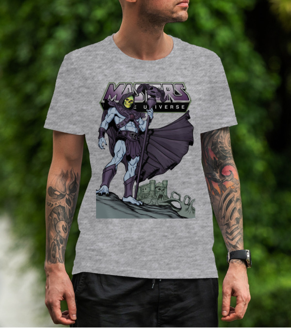 Masters Of The Universe Skeletor With Castle Grayskull T-Shirt