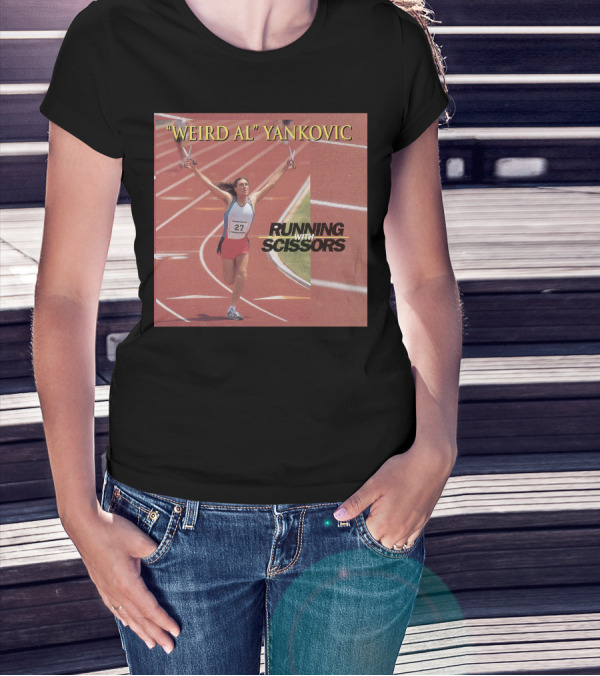 Weird Al Yankovic Running With Scissors Track T-Shirt