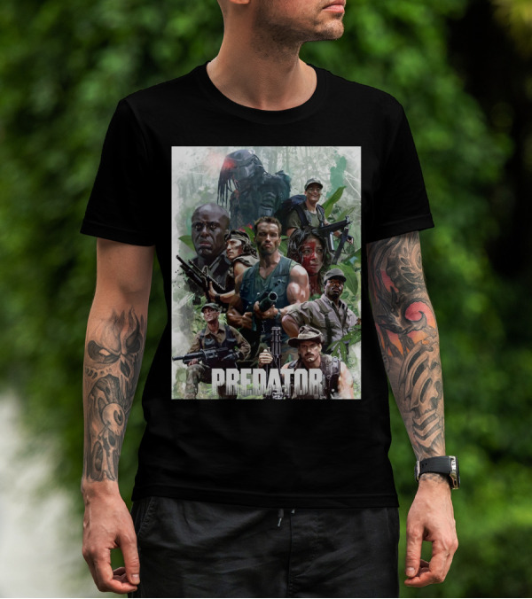 Predator Movie Characters T-Shirt