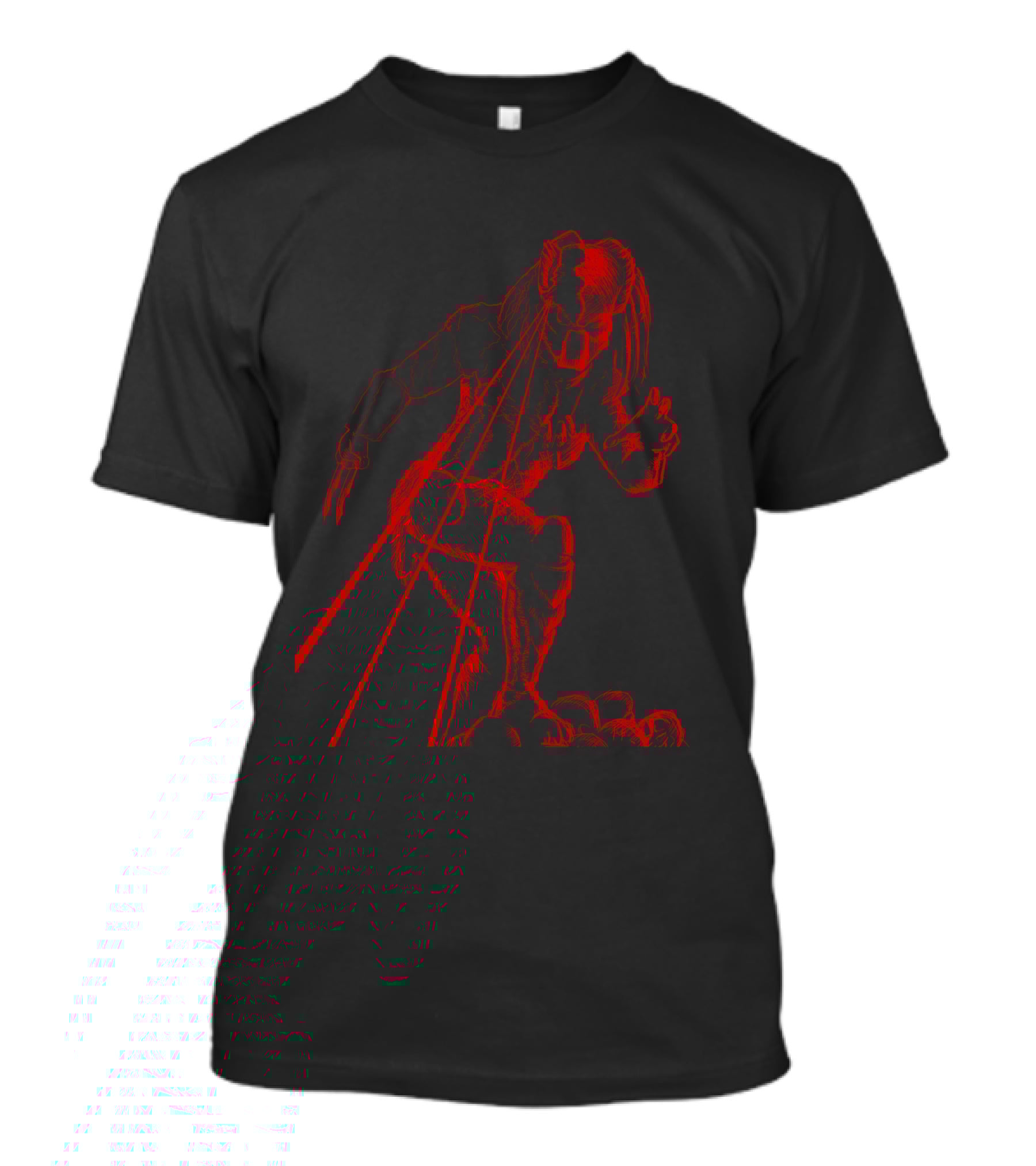 Predator Red Laser Vision Warrior T-Shirt