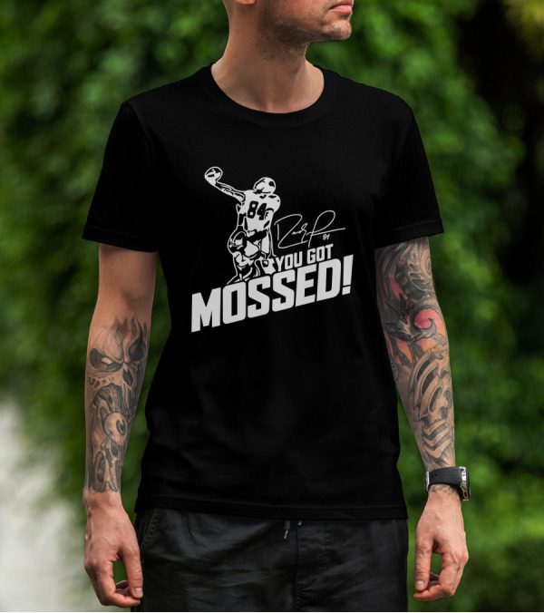 You Got Mossed 84 Randy Moss Signature Football T-Shirt