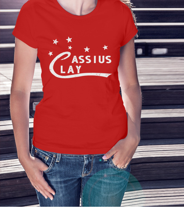 Patriot Cassius Clay Stars Red T-Shirt