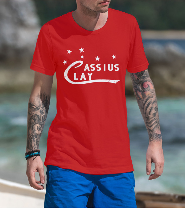 Patriot Cassius Clay Stars Red T-Shirt