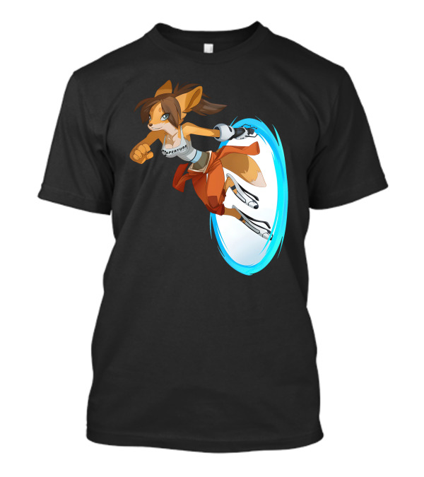 Aperture Laboratories Fox Chell Portal Sajira Stormi Folf Adventure T-Shirt