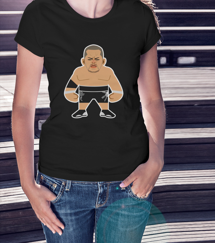 Tomohiro Ishii SD Character Cartoon Wrestler T-Shirt