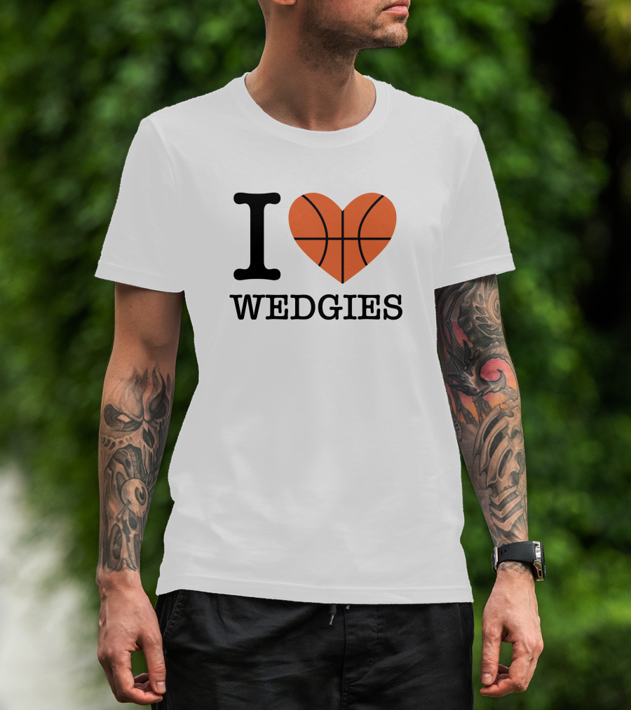Pardon My Take I Love Basketball Wedgies T-Shirt